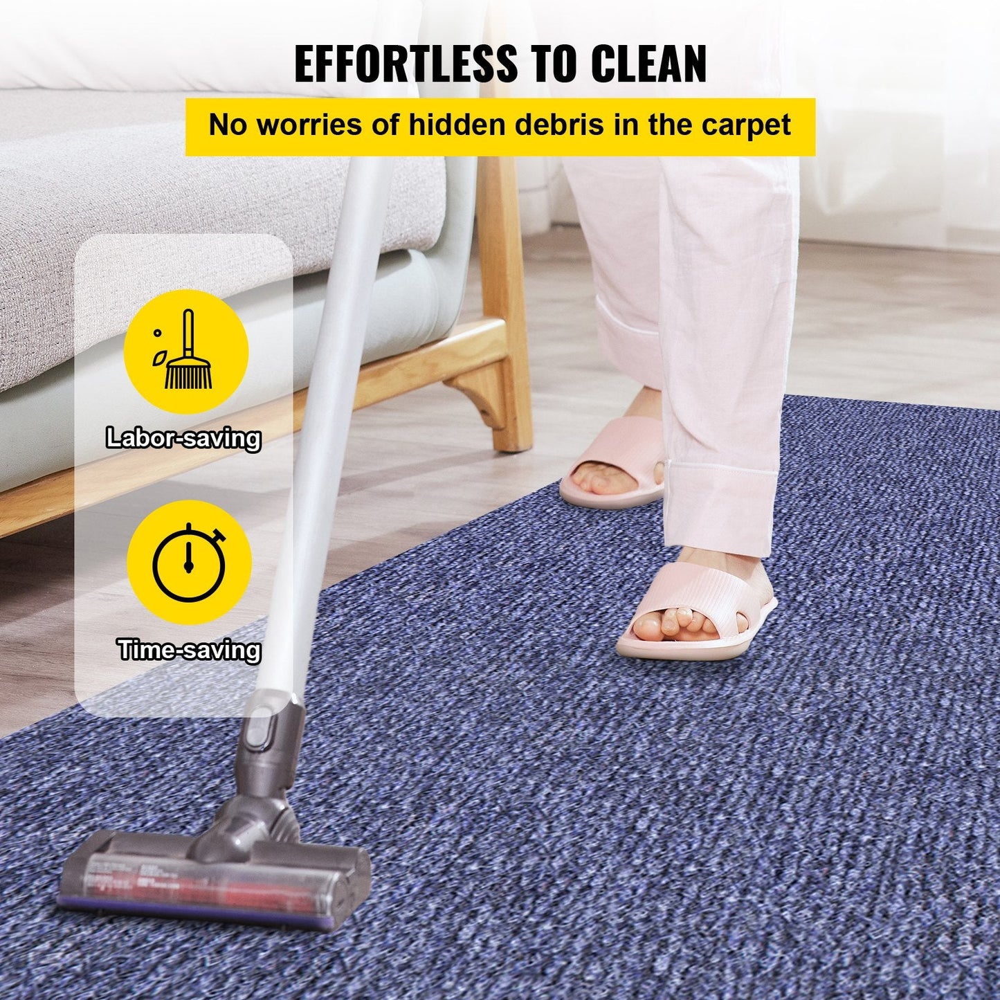 Deep Blue Marine Carpet 1.8m x 12m for Boats & Outdoor Areas, Water-Proof Backing