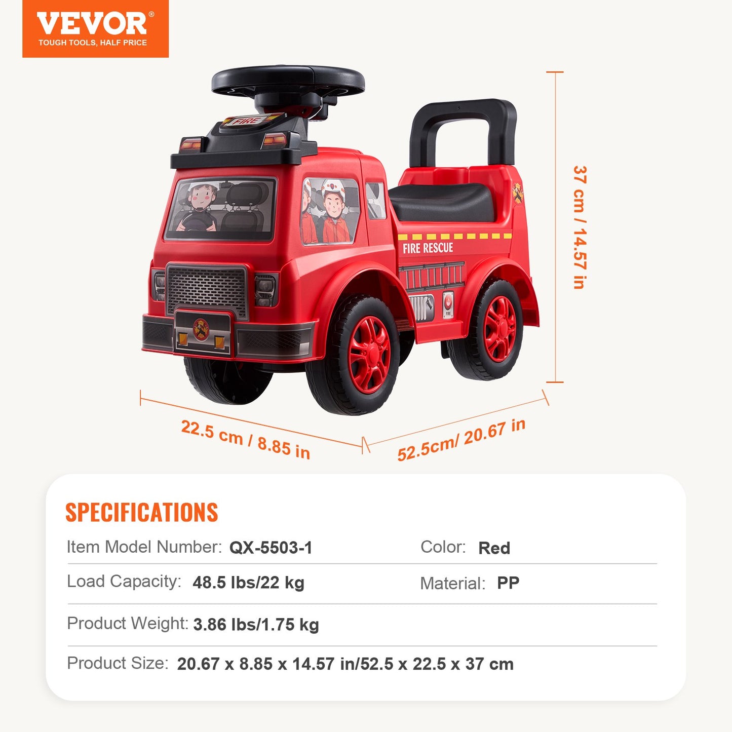 VEVOR Ride On Push Car for Toddlers, Ages 1-3, Ride Racer, Sit to Stand Toddler
