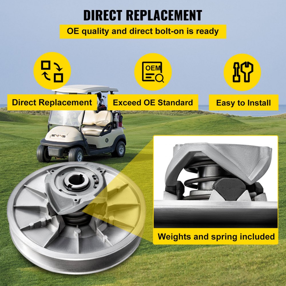 97-Up Golf Cart High Torque Driven Clutch for Rear Wheels