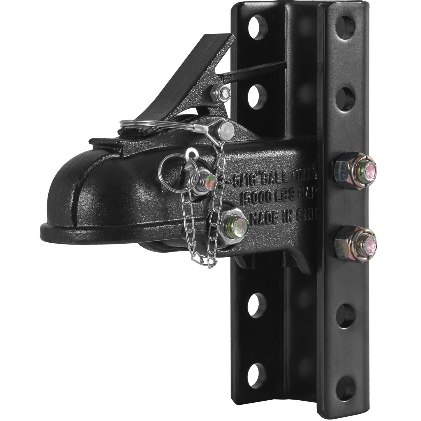 VEVOR Adjustable Trailer Coupler and 5-Position Channel Bracket Kit, 2-5/16" Hitch