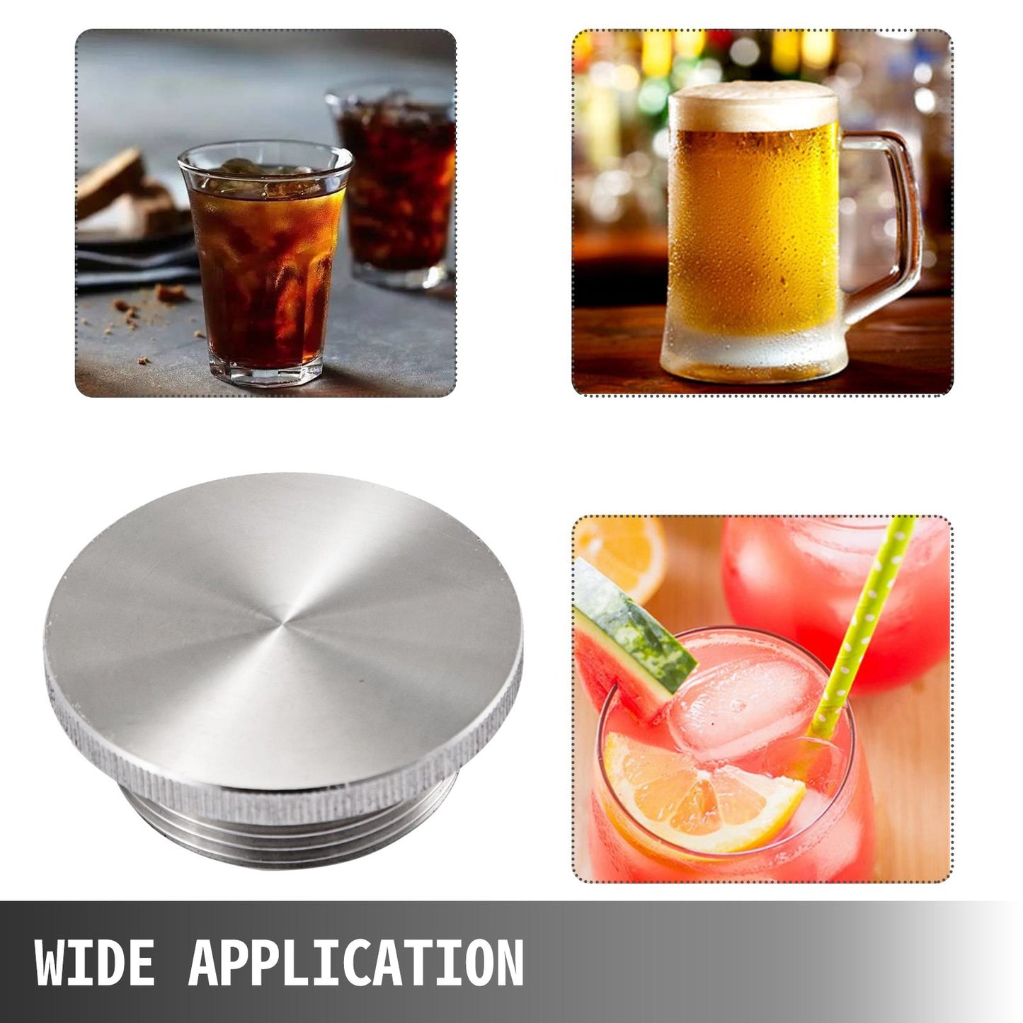 VEVOR Nitro Brew Coffee Maker 67Oz Nitro Coffee Maker 2L Portable Stainless Steel