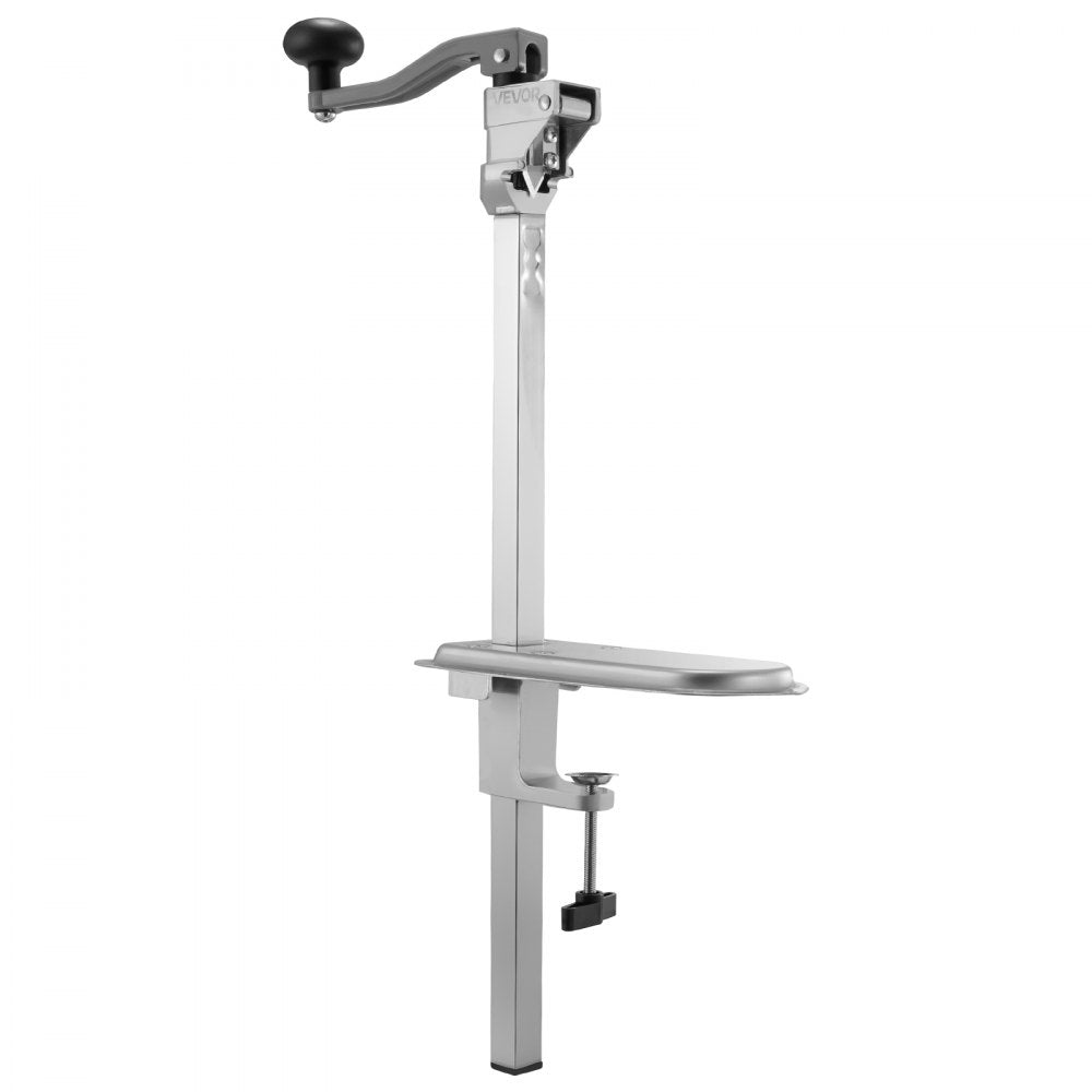 Commercial Can Opener, Heavy-Duty Manual Tabletop Cans Opener for Cans Up to 300 mm Height, Height-Adjustable Can Openers Fixed with Screws & Table Clamp, for Restaurant, Hotel, and Food Store