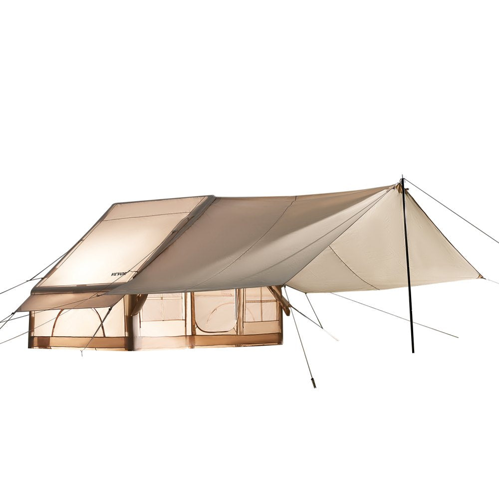 VEVOR Inflatable Tent for Camping 3-5 Person Glamping Tent with Pump Canopy