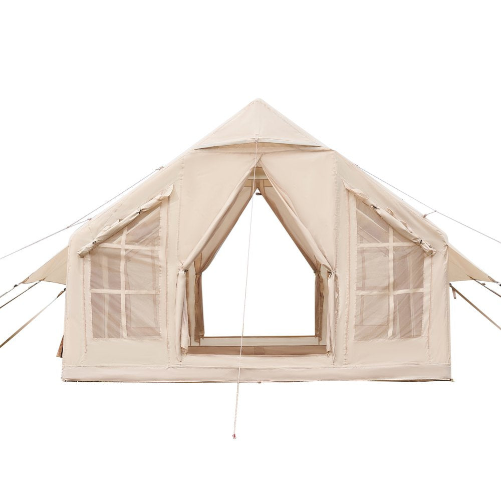 VEVOR Inflatable Tent for Camping 4-6 Person Glamping Tent with Pump Easy Set up
