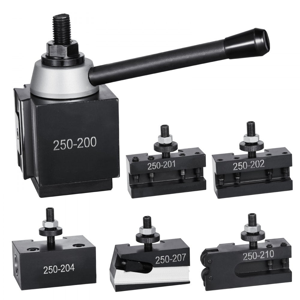 VEVOR Quick Change Tool Post Set 6 Pcs Lathe Tool Holders for 254-381 mm Lathe