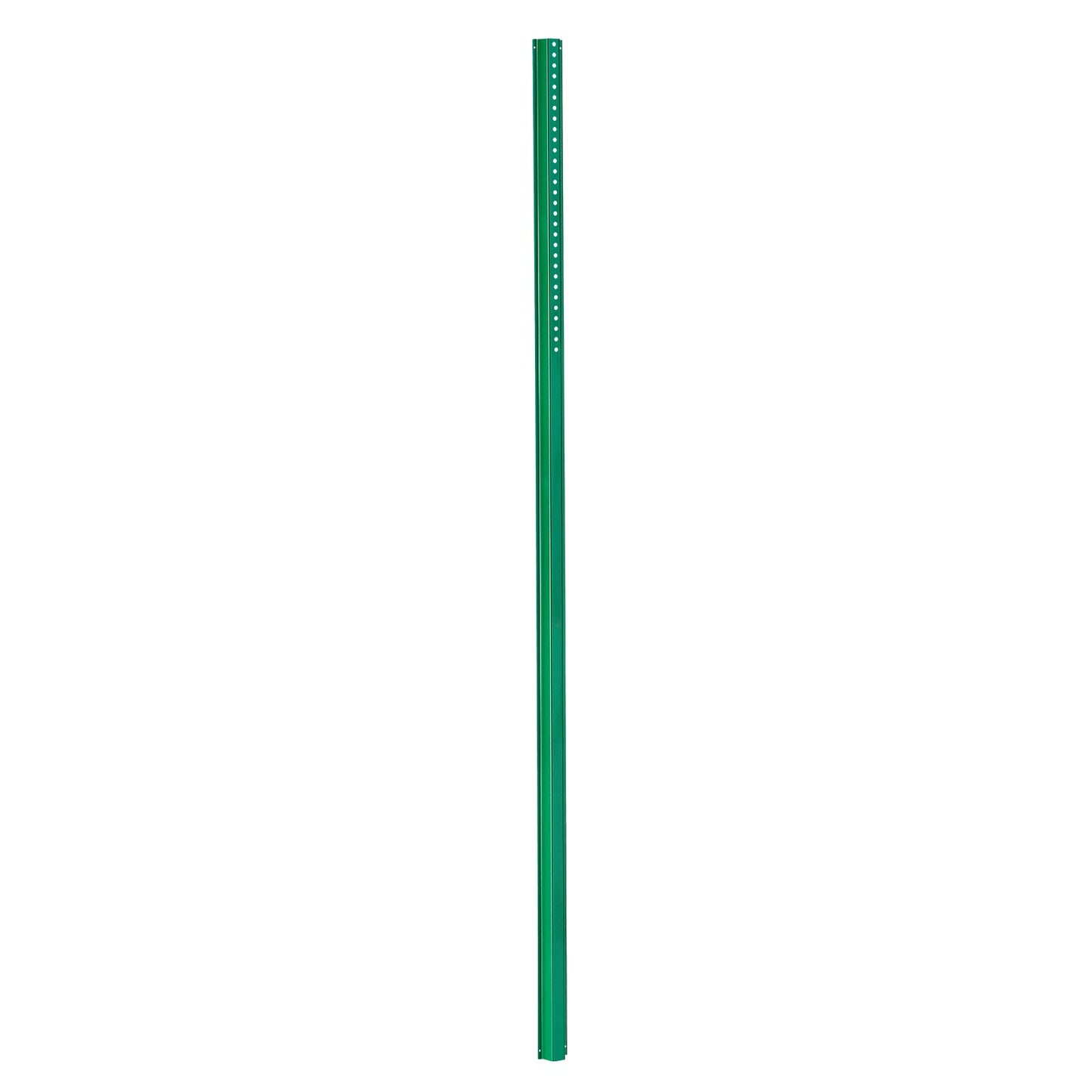 8FT U-Channel Sign Post, 4Pack Green Heavy Duty Steel Fixed Fence Post, Steel Fence U-Channel Sign for Garden, Courtyard, Farm or Traffic Intersection