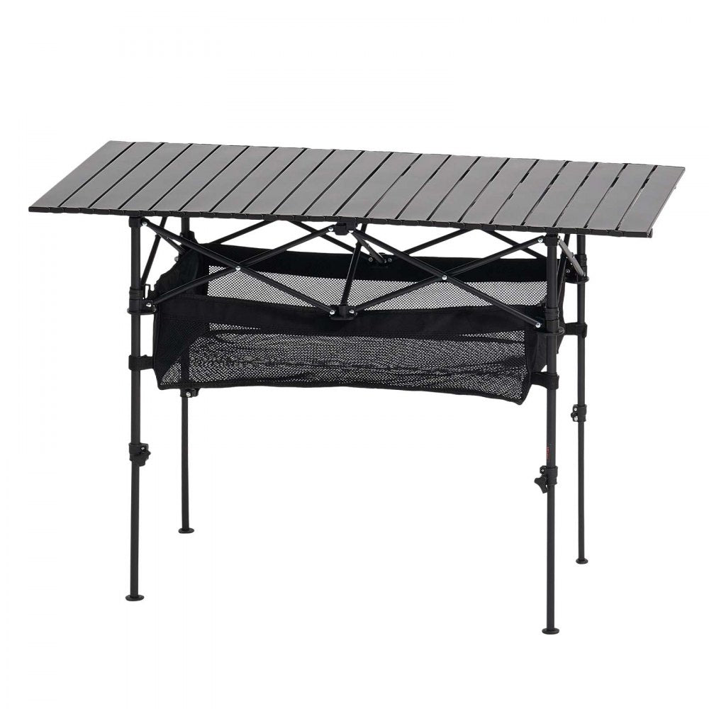 Folding Portable Camping Table Aluminum Outdoor Picnic Table Storage Bag,1200 x 550 x 500 mm