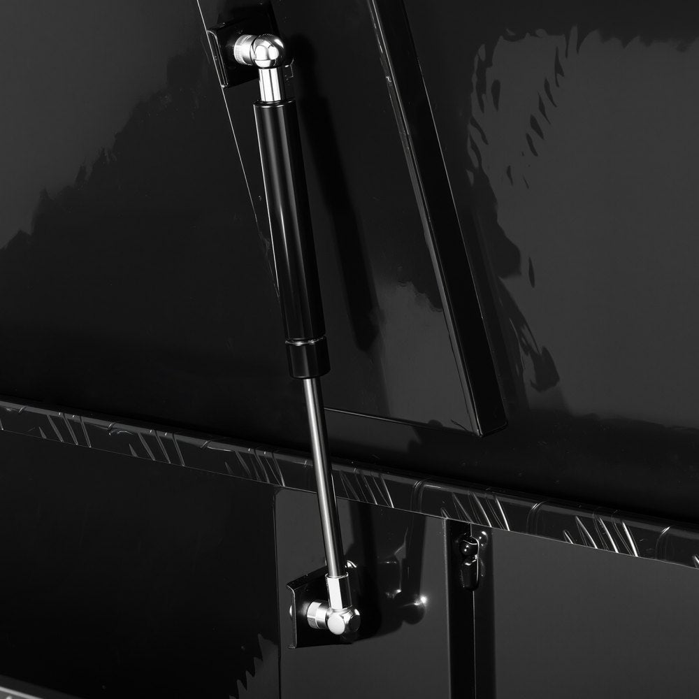 VEVOR 899x370x370mm Heavy Duty Aluminum Truck Bed Tool Box for Pickup Black