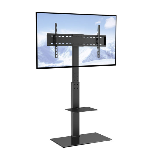 VEVOR TV Stand Mount, Swivel Tall TV Stand for 32 to 85 inch TVs, Height Adjustable