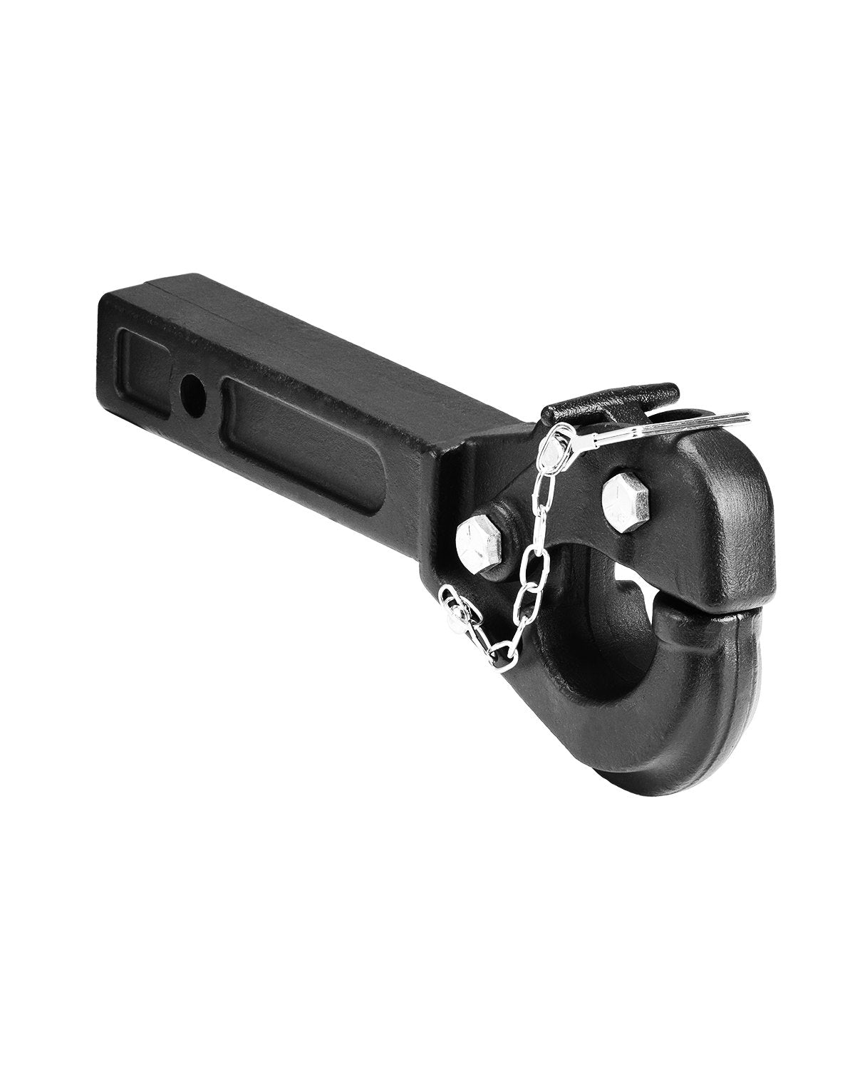 VEVOR Pintle Hitch 50.4 mm Receiver Hook 63.5 - 76.2 mm Lunette Ring 9070 kg