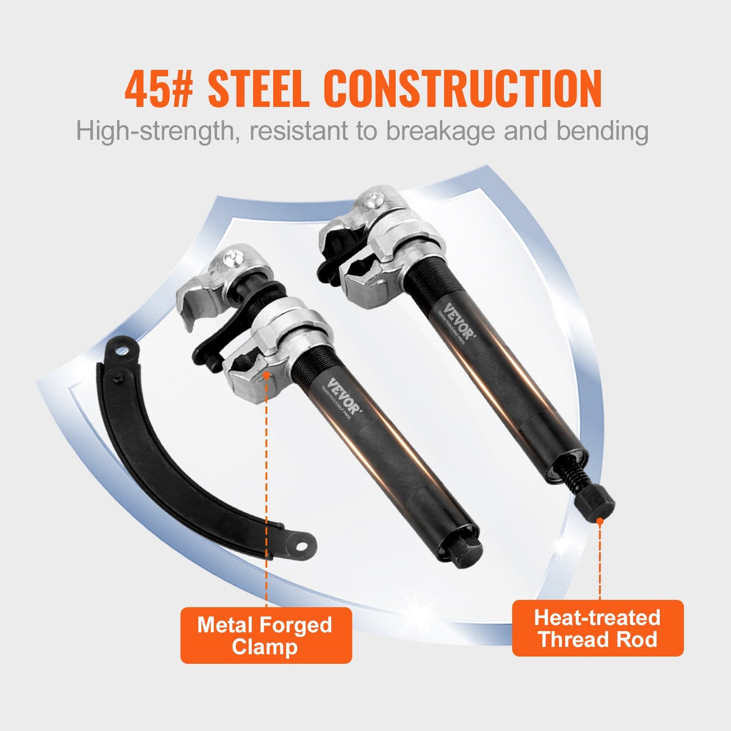 VEVOR Coil Spring Compressor Tool, 2 pcs Heavy Duty Macpherson Strut Spring Compressor