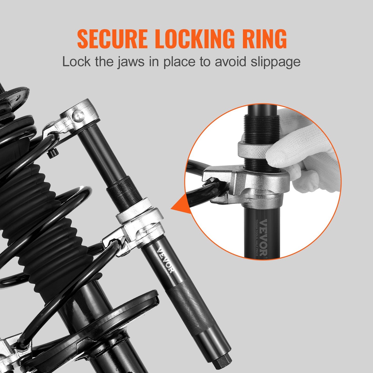 VEVOR Coil Spring Compressor Tool, 2 pcs Heavy Duty Macpherson Strut Spring Compressor