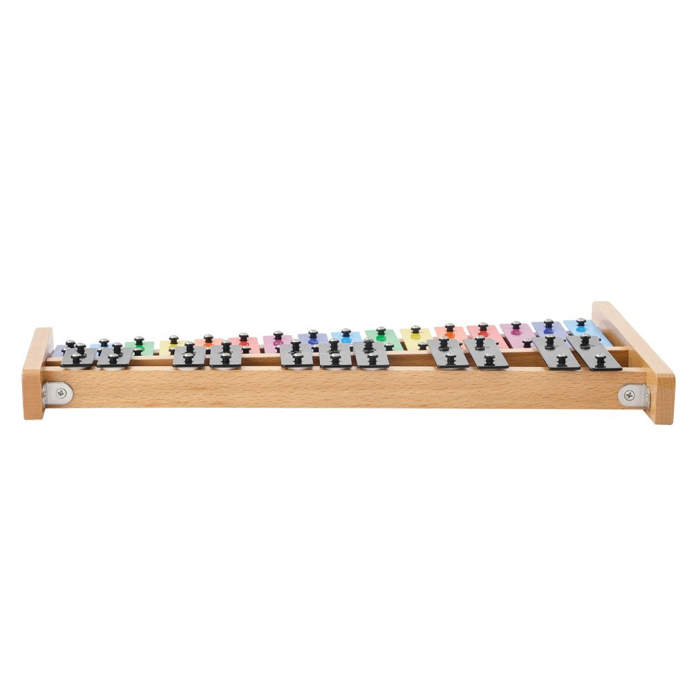 Glockenspiel Xylophone, 27 Notes, Professional Xylophone Percussion Instrument, with Colorful Metal Keys, Includes 4 Mallets, Carrying Bag, Beginner Musical Instrument Kit for Adults and Kids