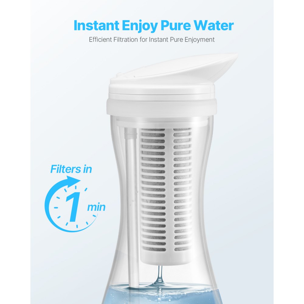 VEVOR Pitcher Water Filters 3-pack Replacements for Water Filter Pitcher 6287