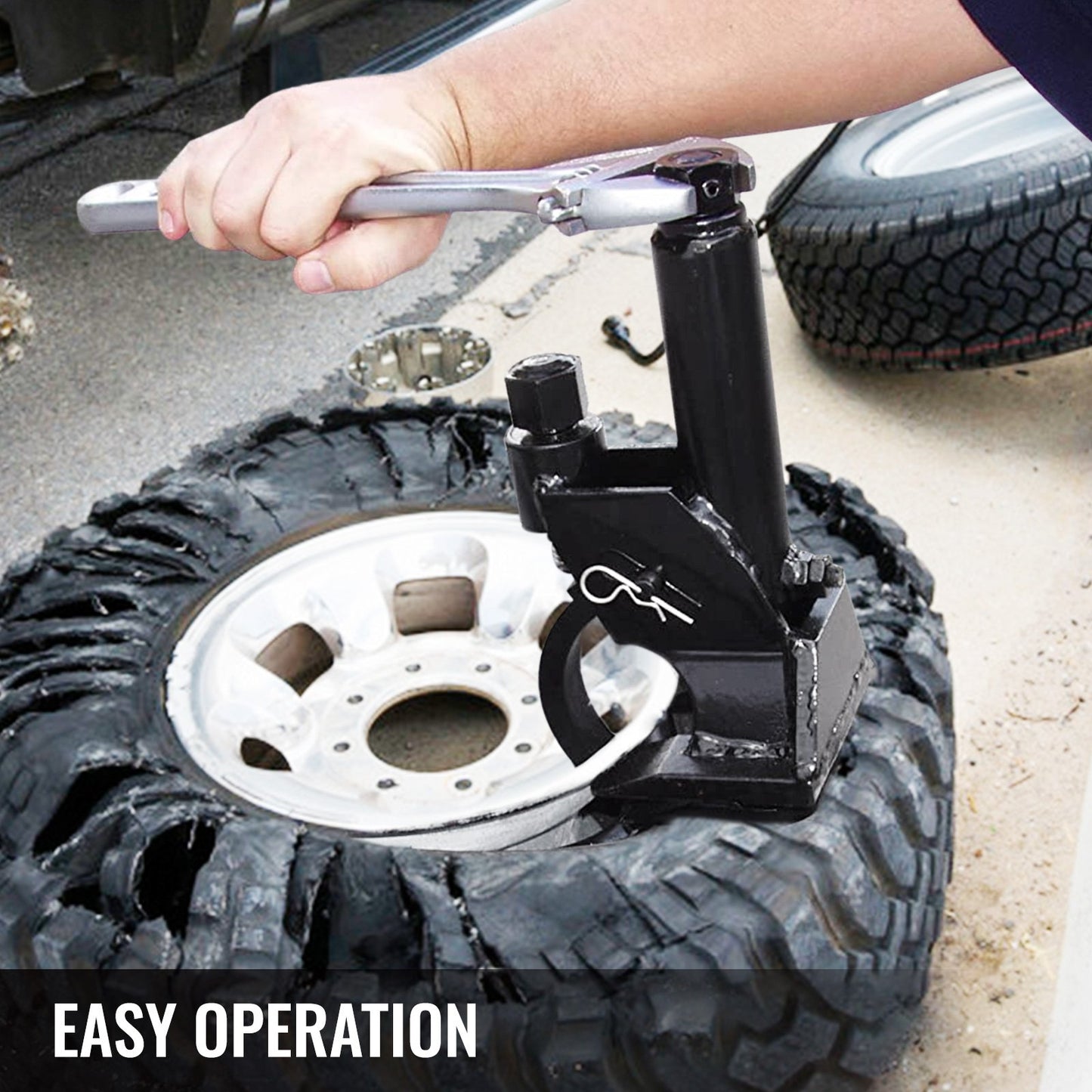 VEVOR Little Buddy Manual Tire Bead Breaker Easy-Operated Hydraulic Bead Breaker