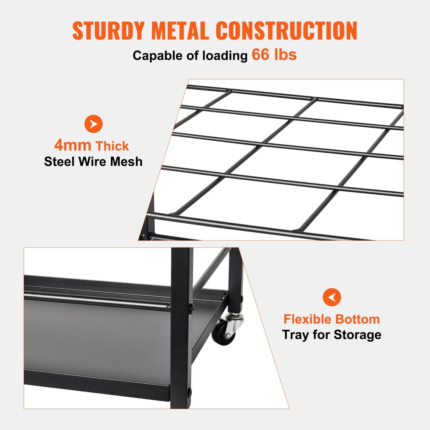 VEVOR Blueprint Storage Rack 20 Slots Mobile Roll File Holder for Architectural