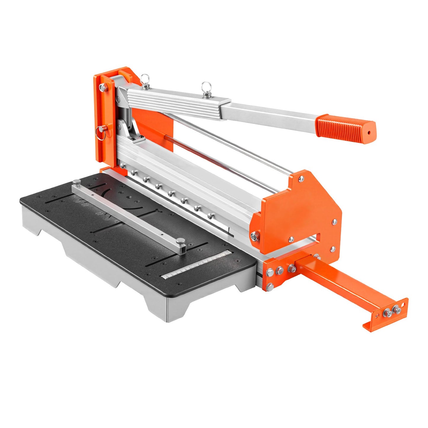 304.8mm Vinyl Floor Cutter, 16mm Thick Laminate Flooring Cutter with Upgraded Labor-Saving Aluminum-Alloy Lever, Telescoping Support Plate, Cuts Engineered Wood, LVT, VCT, SPC, LVP, WPC