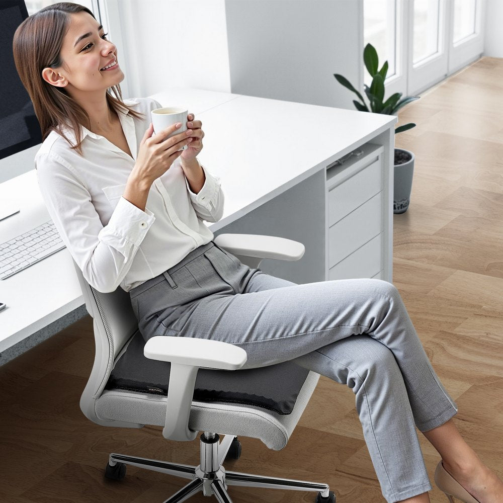 VEVOR Seat Cushion Cooling Gel Seat Chair Cushion for Hips Back Pressure Relief