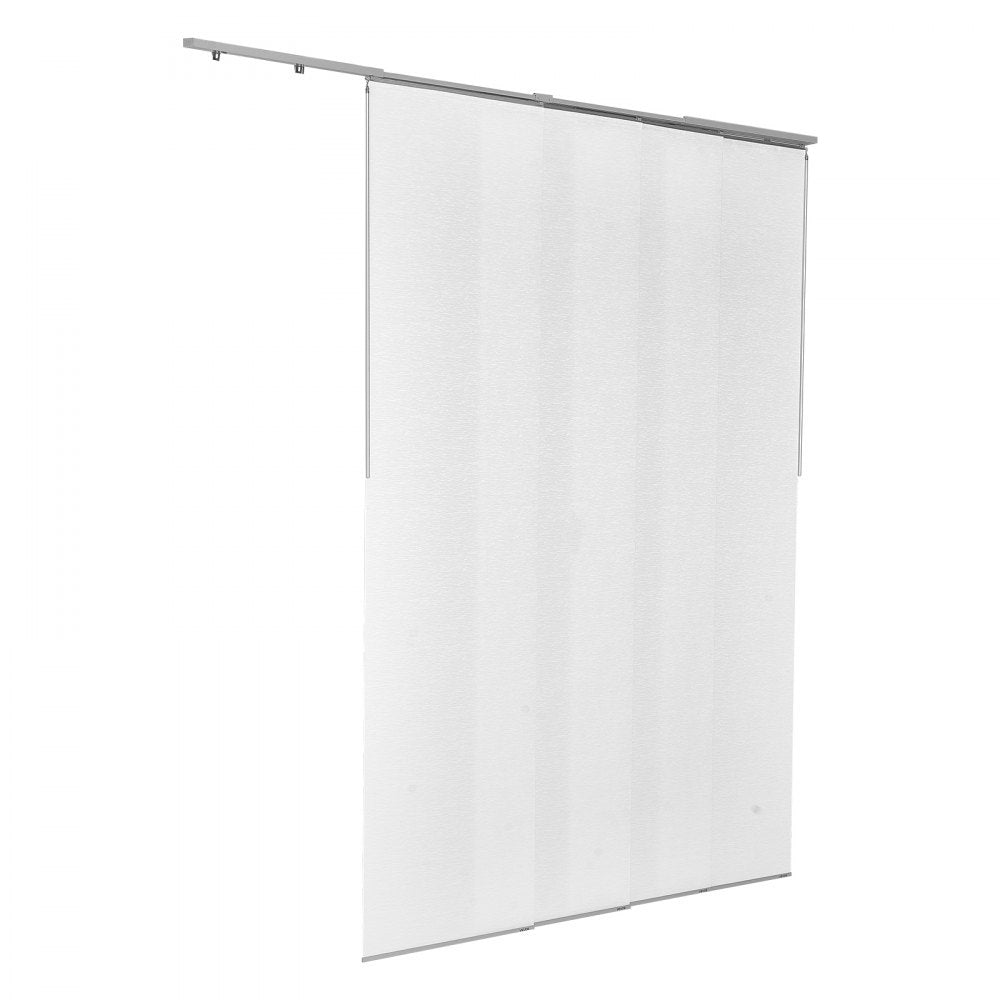 VEVOR Panel Track Blinds Extendable Track 116 cm to 218 cm W Trimmable White
