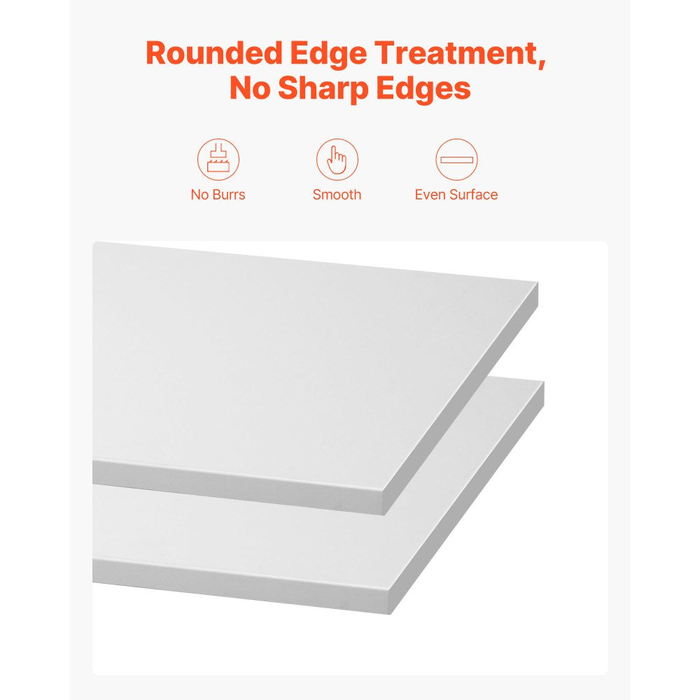 Melamine Shelves, 2 Piece, Wooden Cabinet Shelves Cut to Size for Closet System, Replacement Cabinet Shelf, Versatile Use Wardrobe Board for Closets, Cabinets, or any custom Shelving Needs