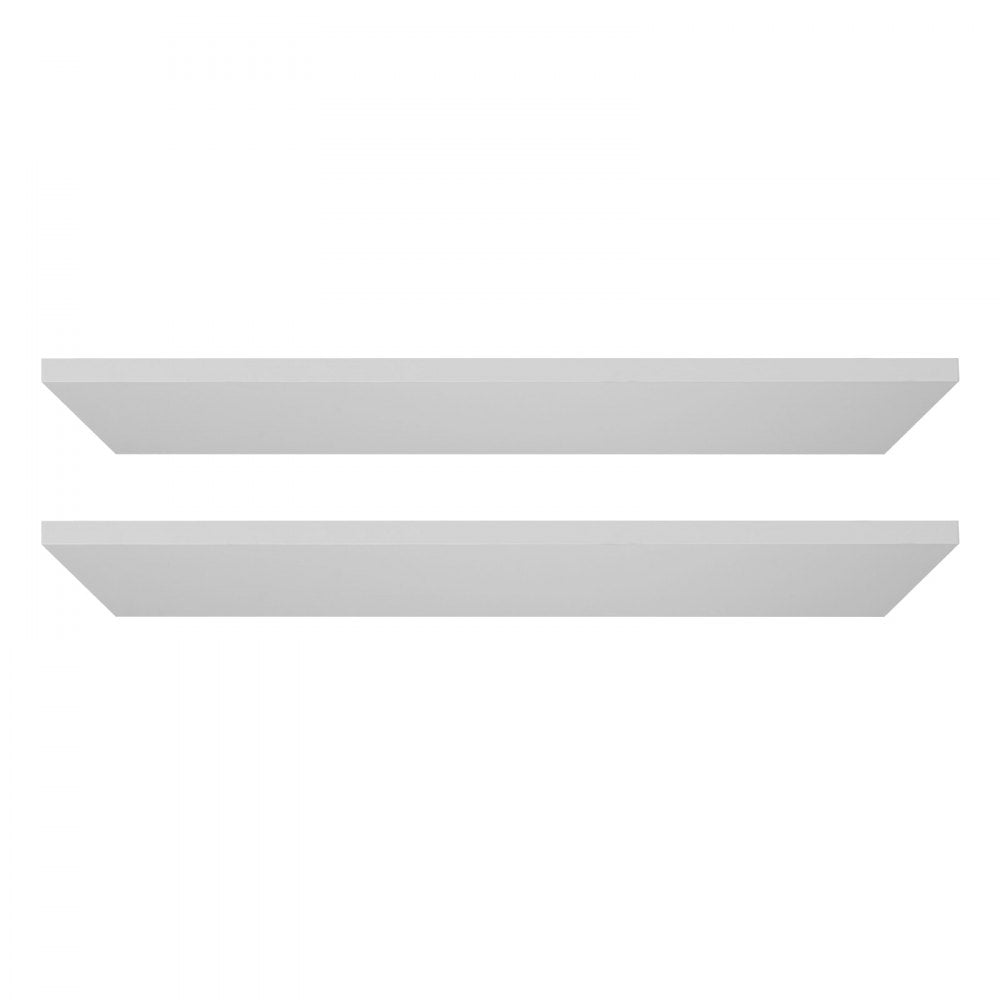 Melamine Shelves, 2 Piece, Wooden Cabinet Shelves Cut to Size for Closet System, Replacement Cabinet Shelf, Versatile Use Wardrobe Board for Closets, Cabinets, or any custom Shelving Needs