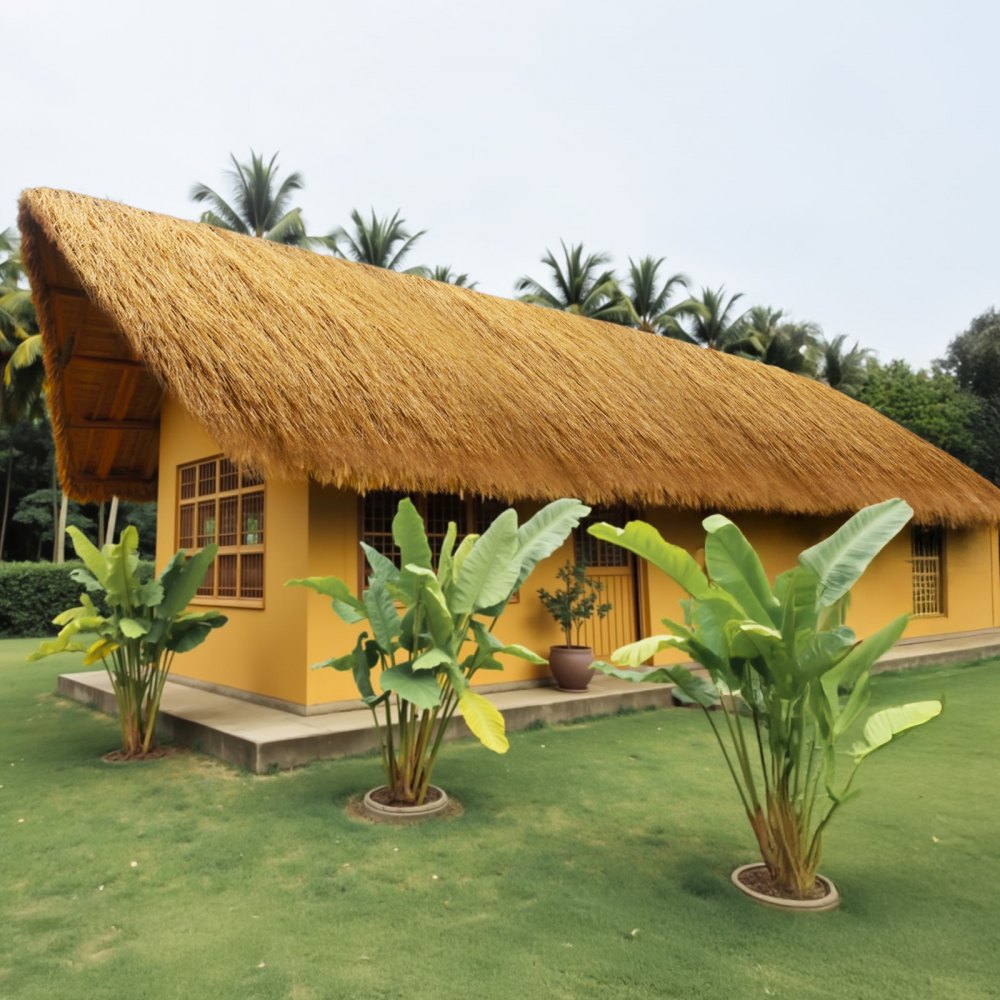 VEVOR Thatch Grass Roof Roll 0.5 x 6 m Tiki Hut Bar Skirt Roof Party Decor