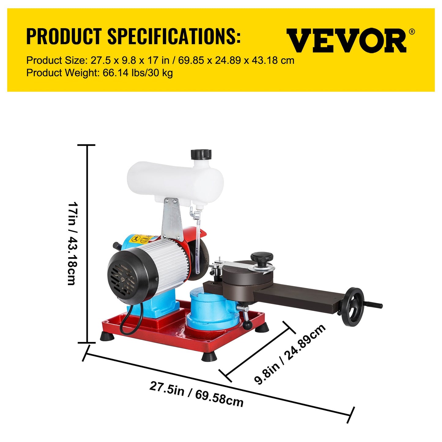 VEVOR Circular Saw Blade Sharpener 370W Saw Blade Sharpener 230V Electric Circular