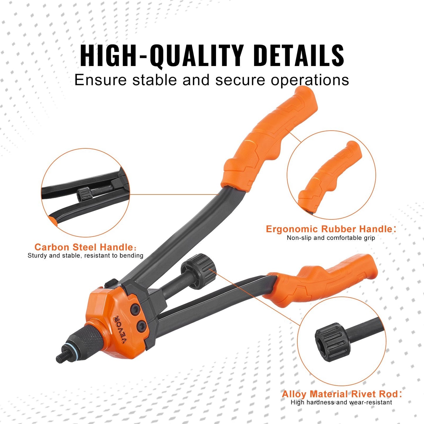 Professional 0.4m Rivet Nut Tool Kit with 13 Mandrels & 186 Nut Pieces