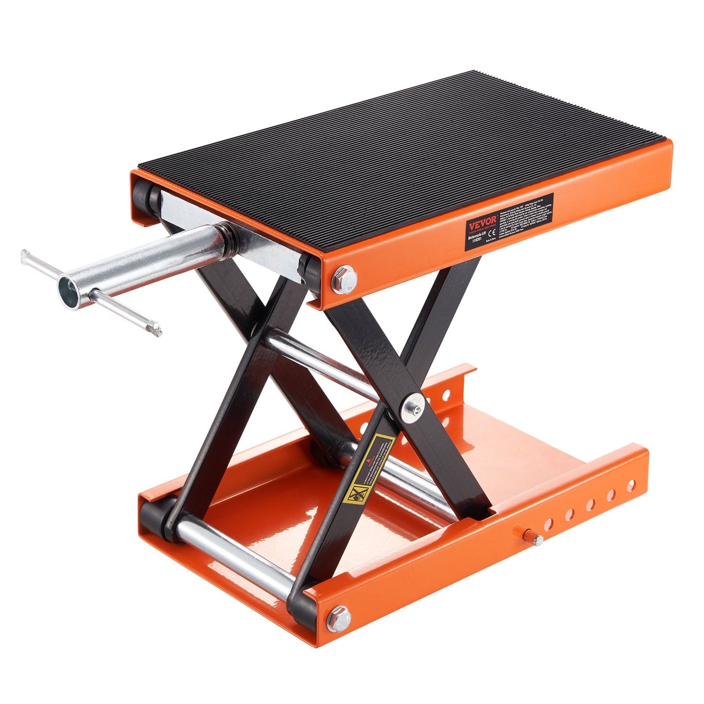 Heavy-Duty Motorcycle Scissor Lift Jack with Wide Platform, 500 kg Capacity