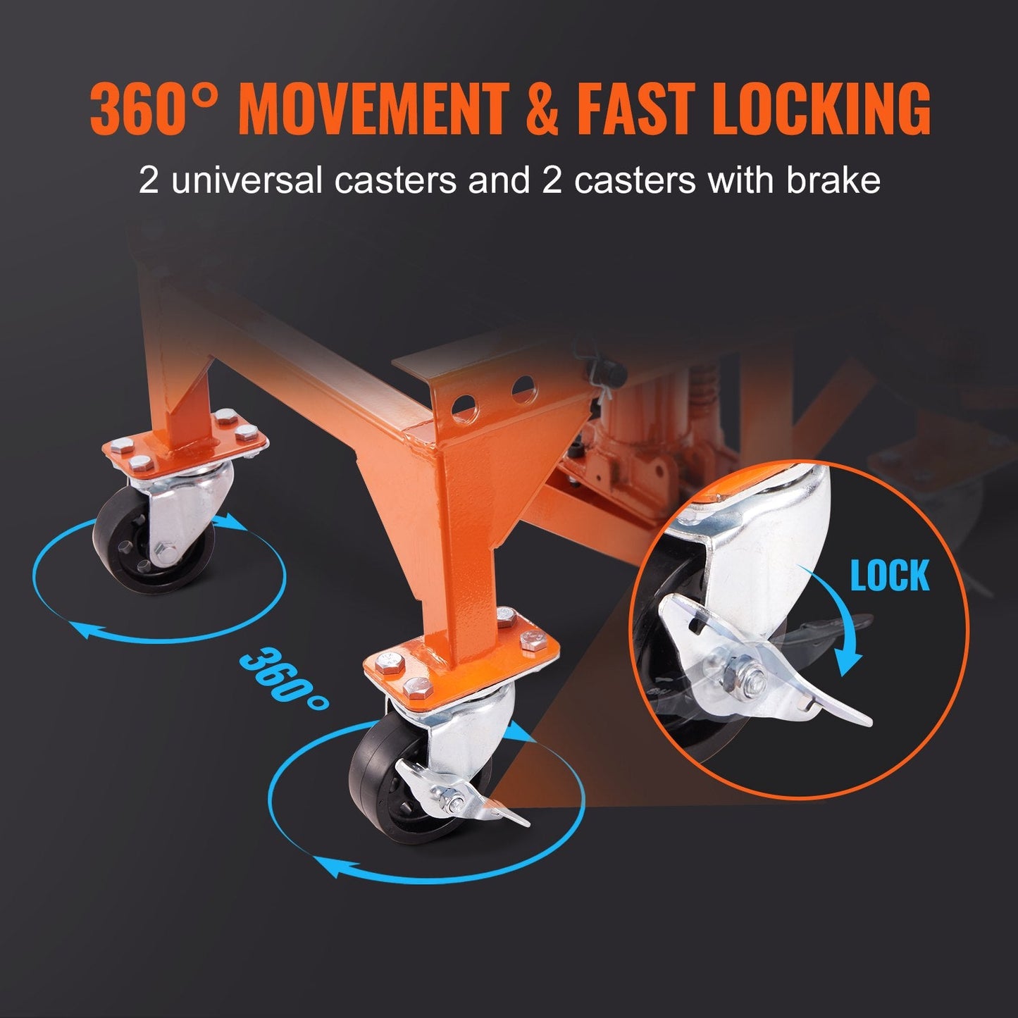 Hydraulic Motorcycle Lift Table, 158 kg Capacity, 0.35-0.91 m Lifting Range