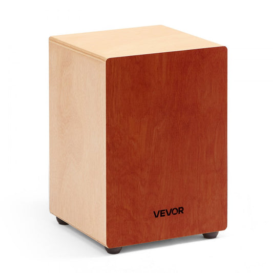 Cajon Box Drum Wooden Percussion Instrument with Guitar Strings Birch Wood