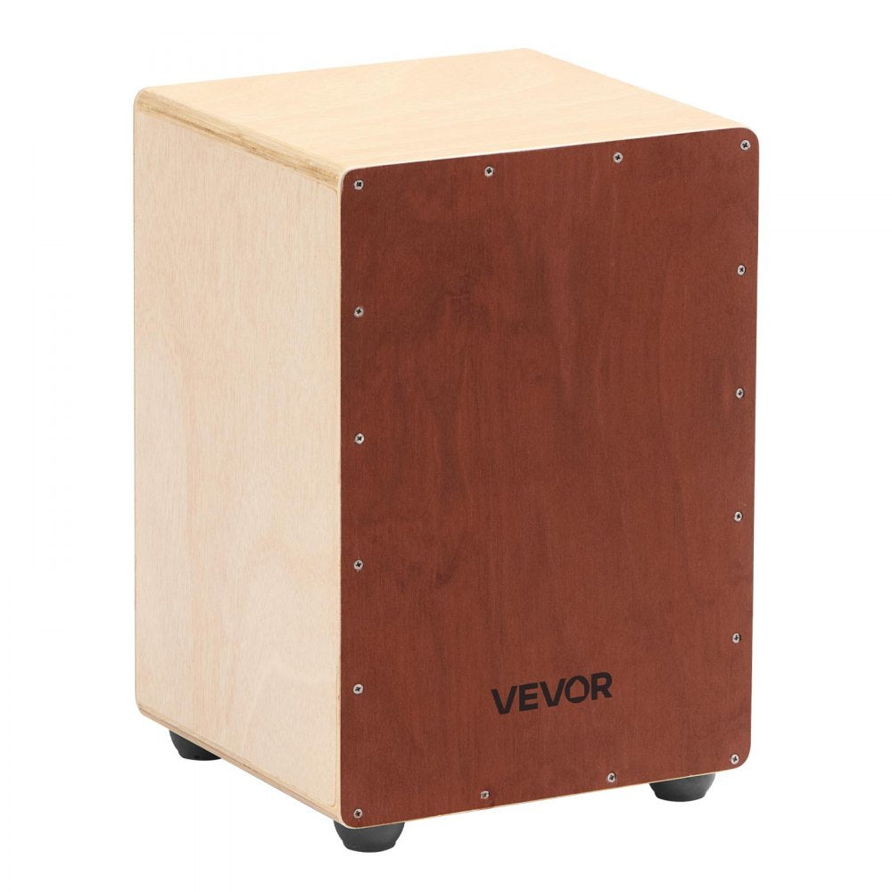 Cajon Box Drum Birch Wood Compact Percussion Instrument with Snare Wires