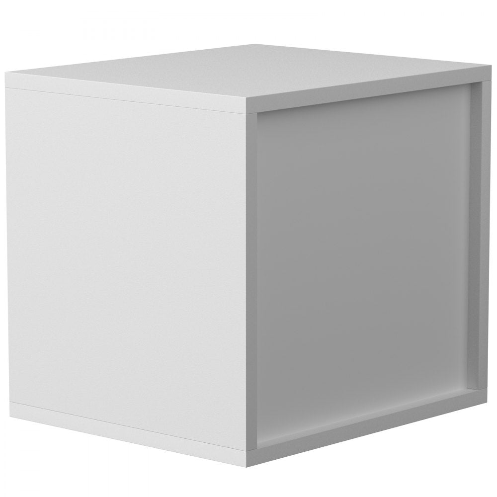 VEVOR Wood Literature Organizer Adjustable File Sorter 5 Compartments White