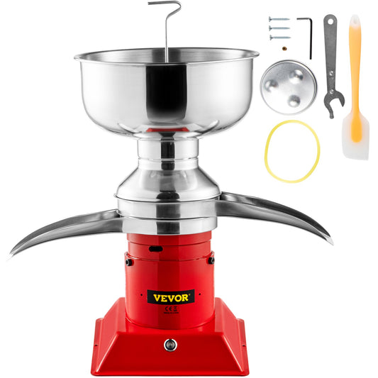 VEVOR Electric Centrifugal Separator Milk Cream Skimmer 100L/h 10500RPM Speed