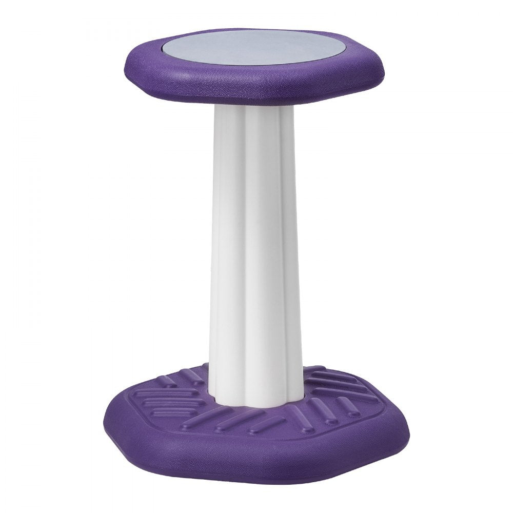 Kids Wobble Chair Active Chair with Sponge Cushion for Age 7-14 Purple