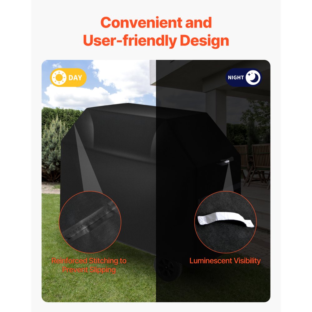 VEVOR 48 inch Grill Cover Heavy Duty BBQ Gas Grill Cover Outdoor Waterproof