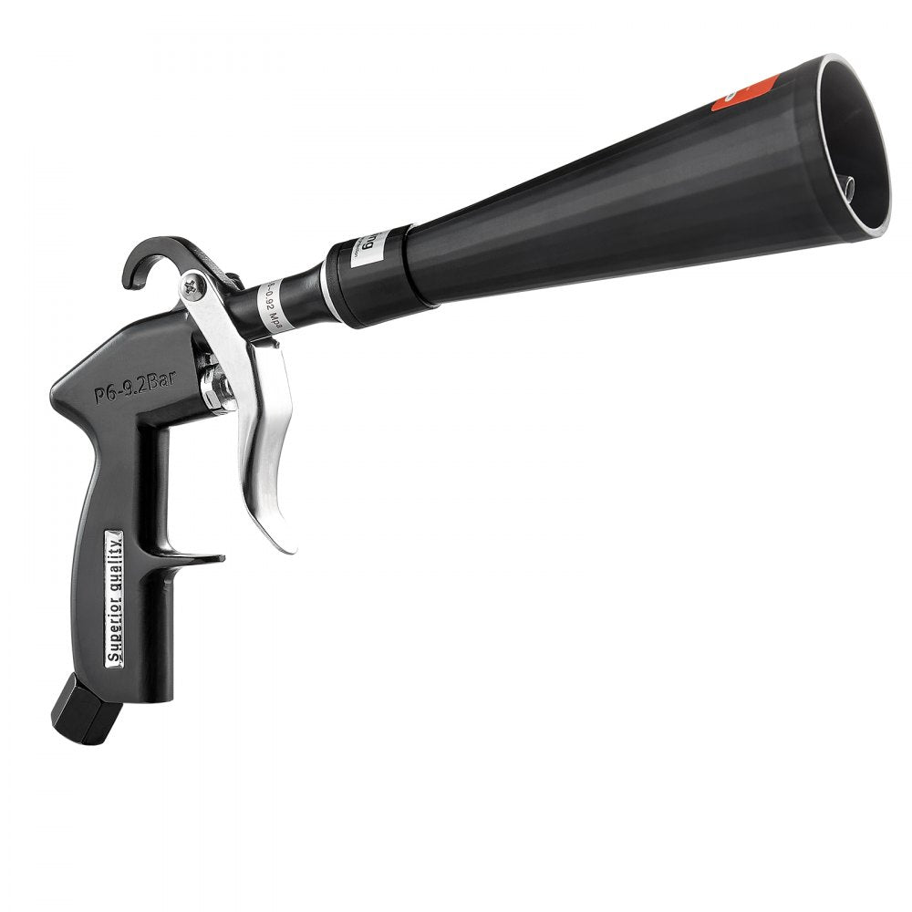 VEVOR Car Cleaning Gun 6-9.2 Bar High-Pressure Air Blow Gun 2 Nozzles Blast Dirt