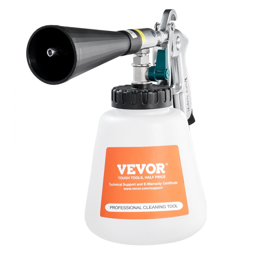 Car Cleaning Gun 6-9.2Bar High-Pressure Air Blow Gun with 1L Liquid Bottle