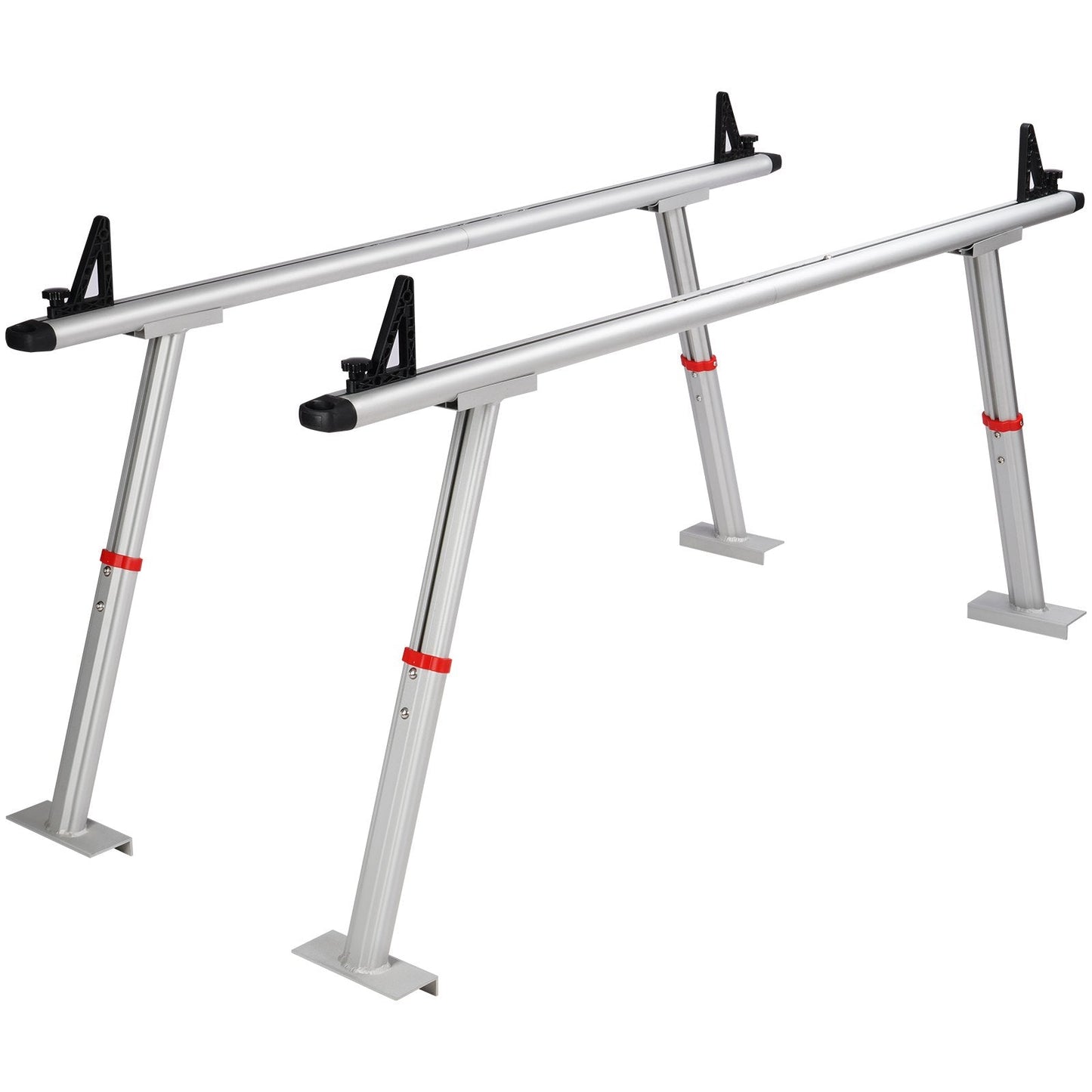 Adjustable Aluminum Truck Rack, 363 kg Capacity, 0.5-0.9m Height, No Drilling Needed