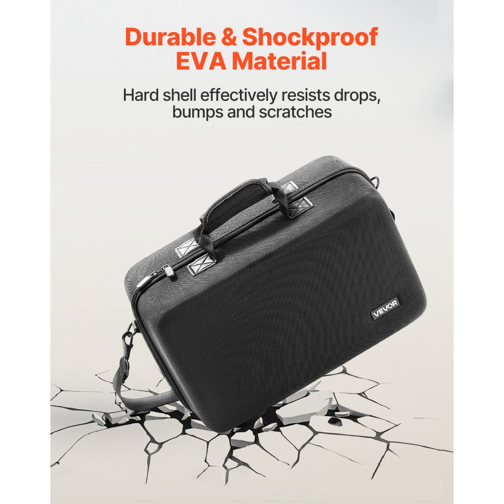 VEVOR PS5 Carrying Case Travel Bag for Playstation 5 Shockproof EVA Soft Lining