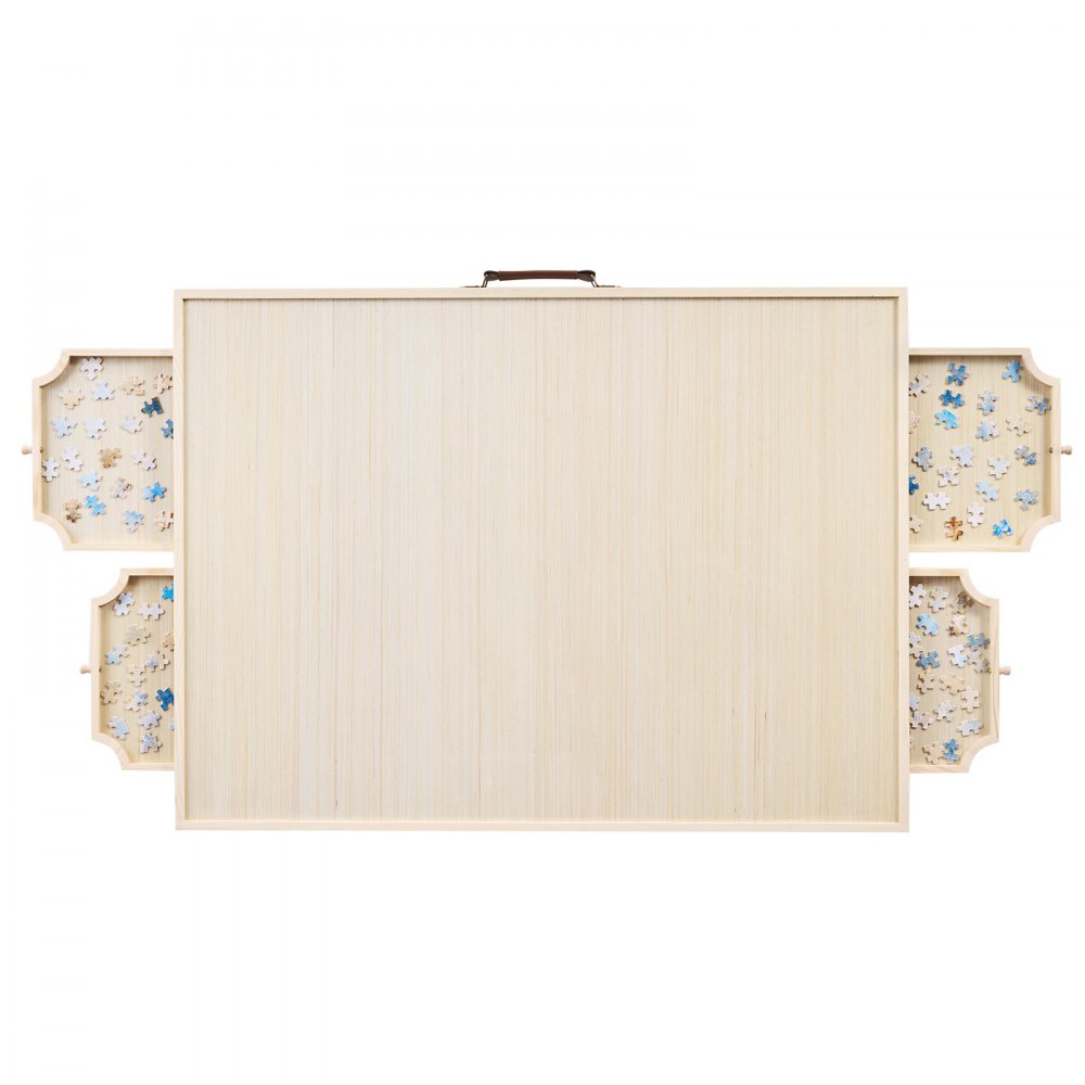 VEVOR 1500 Piece Puzzle Board with Folding Leg Portable Wooden Jigsaw 86x63cm