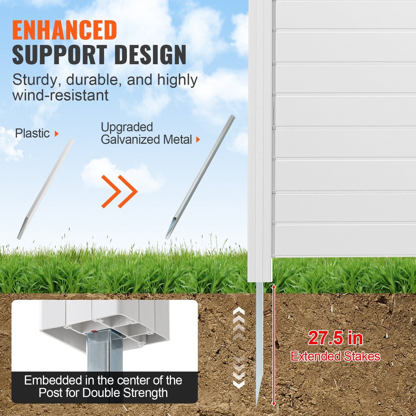 Outdoor Privacy Screen: 1.27m x 1.27m Fence for AC, Pool & Trash Enclosure