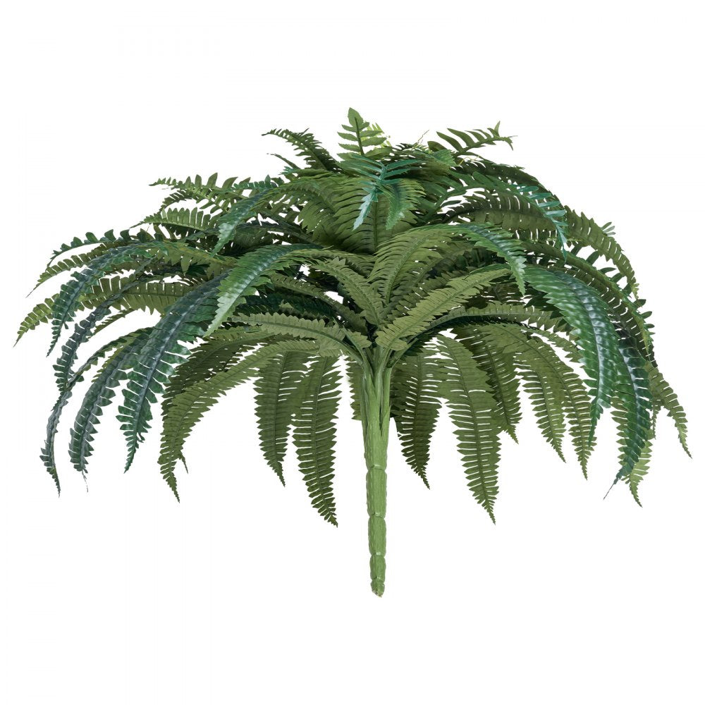 VEVOR Artificial Boston Fern Large Plastic Fern 88 Branches Indoor Outdoor Decor