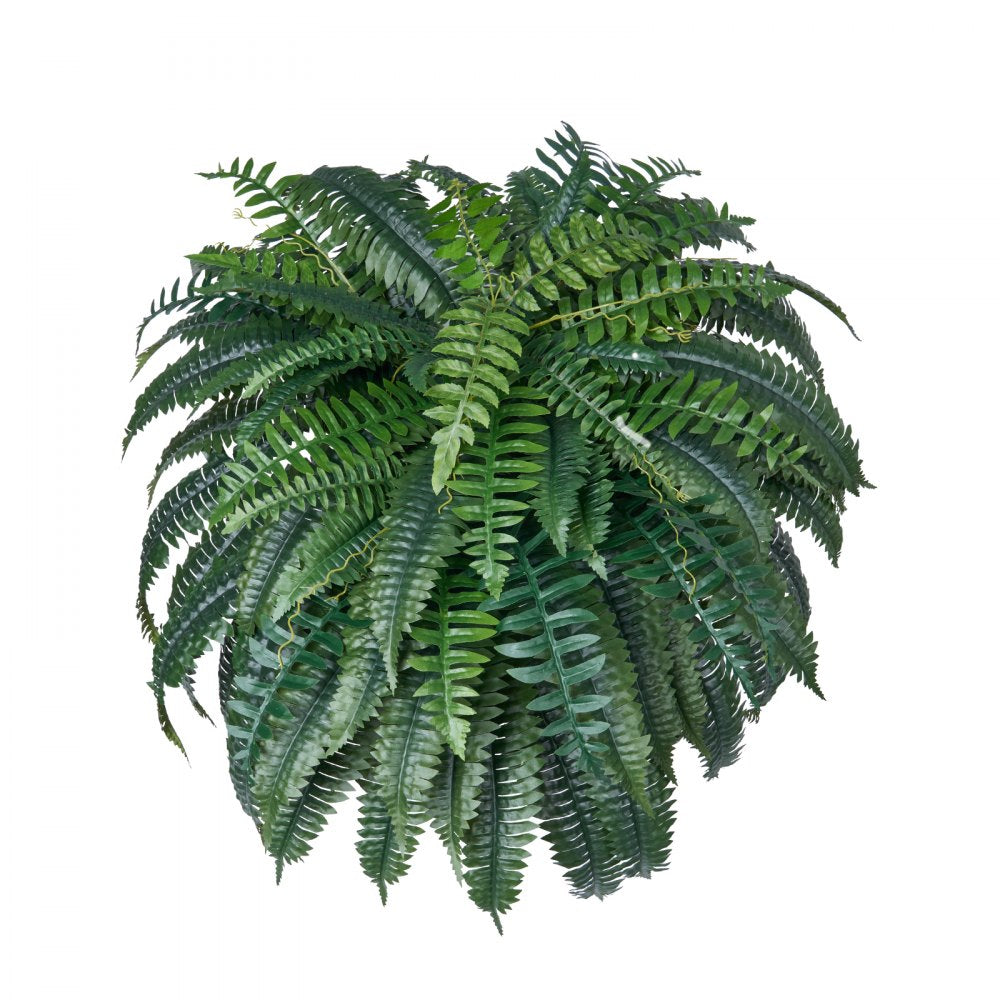 VEVOR Artificial Boston Fern Large Plastic Fern 88 Branches Indoor Outdoor Decor