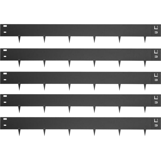 VEVOR Steel Lawn Edging, 5PCS Metal Landscape Edging, 4"x39" Garden Edging Border,