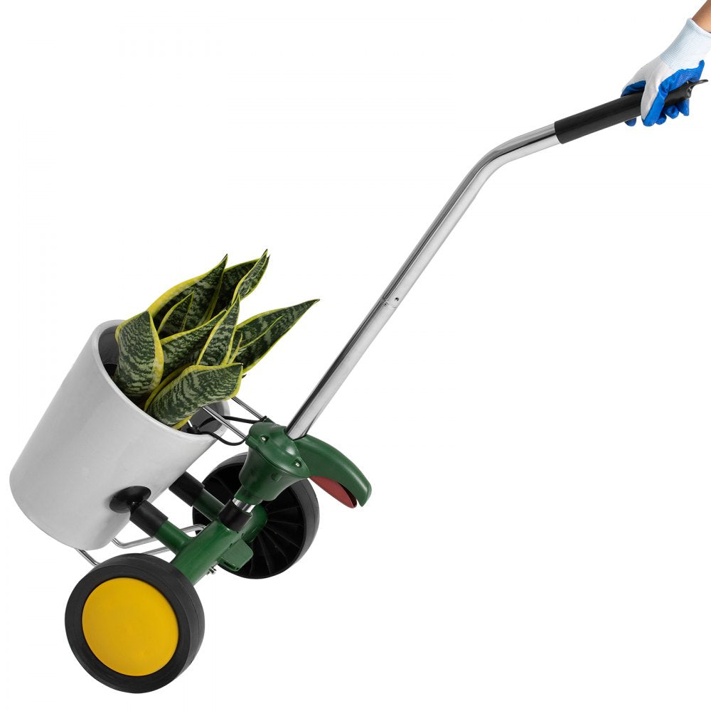 Garden Pot Mover Heavy Duty Potted Plant Dolly with Adjustable Handle