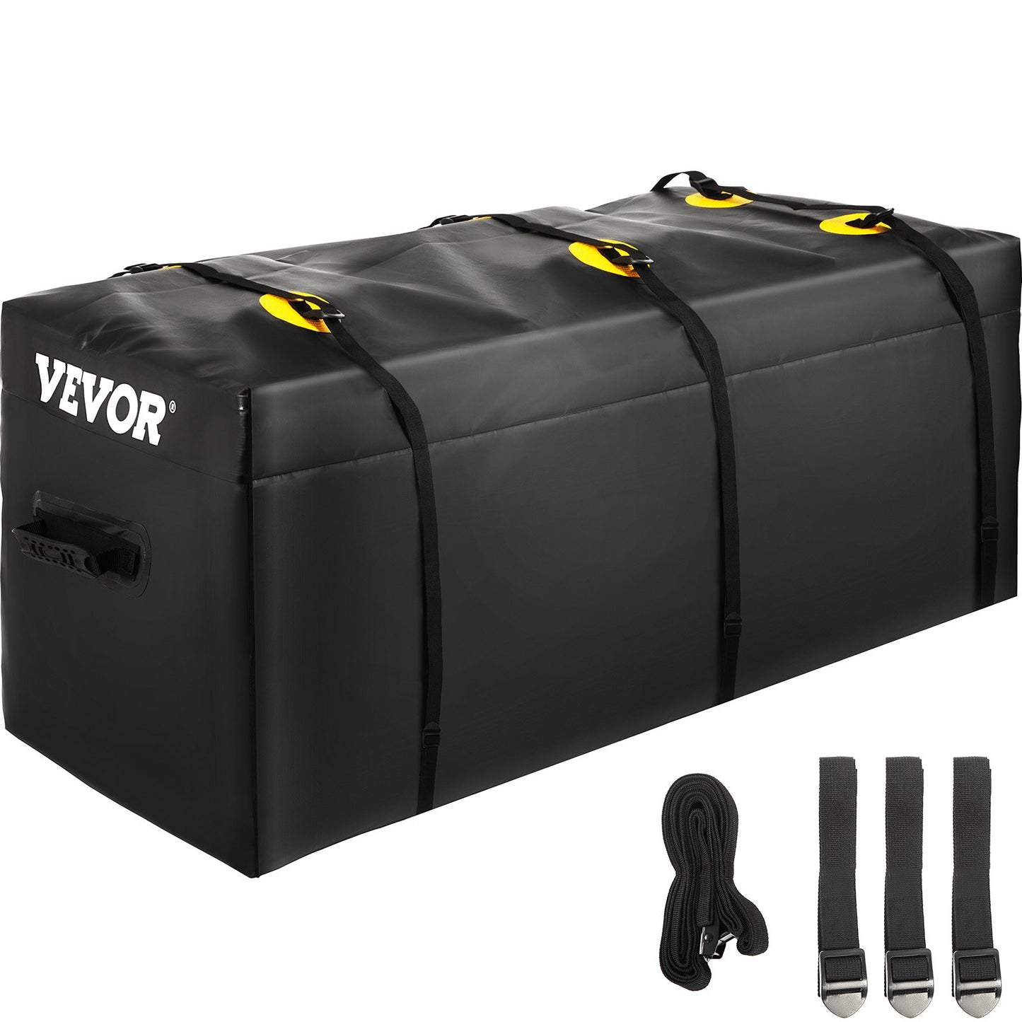 VEVOR Hitch Cargo Carrier Bag, Waterproof 840D PVC, 59"x24"x24" (20 Cubic Feet),