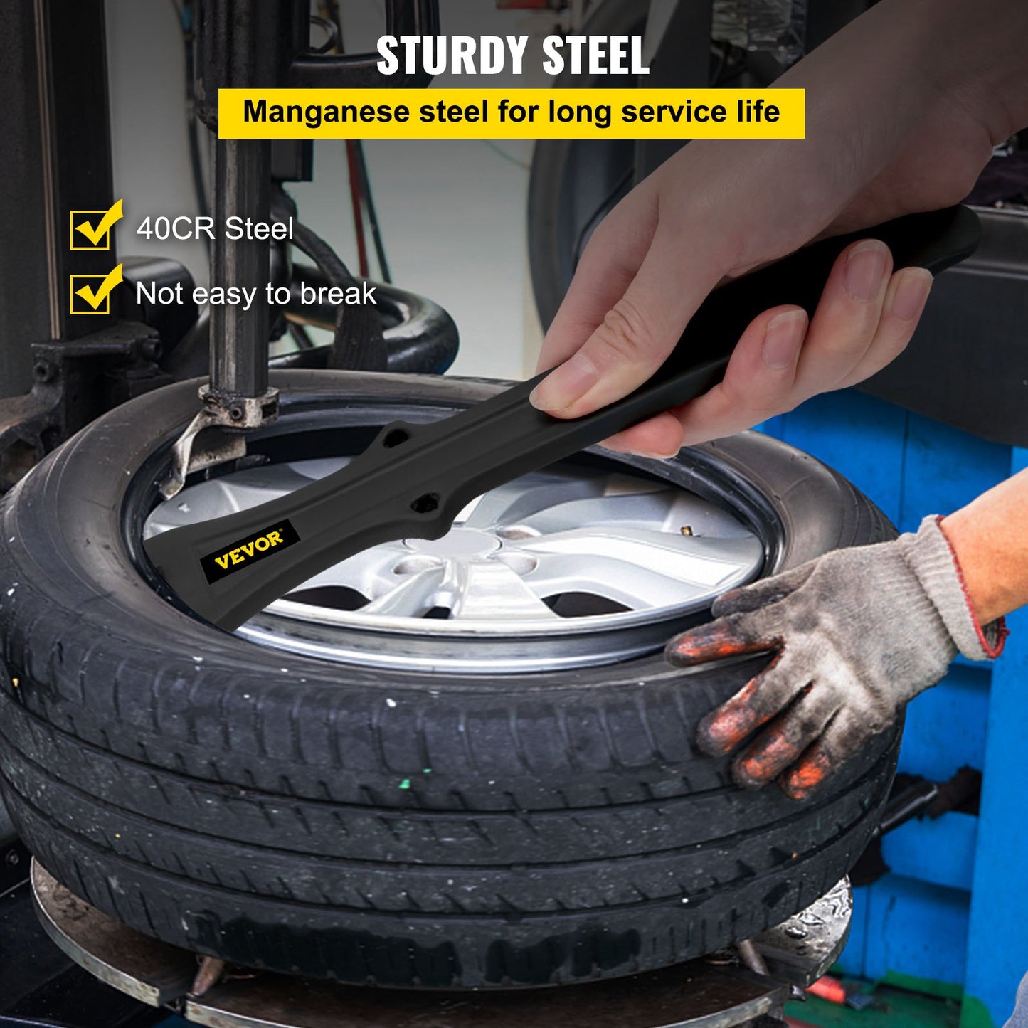 VEVOR Motorcycle Tire Iron Tire Changing Spoons 9.65 Inch Motorcycle Tire Spoons