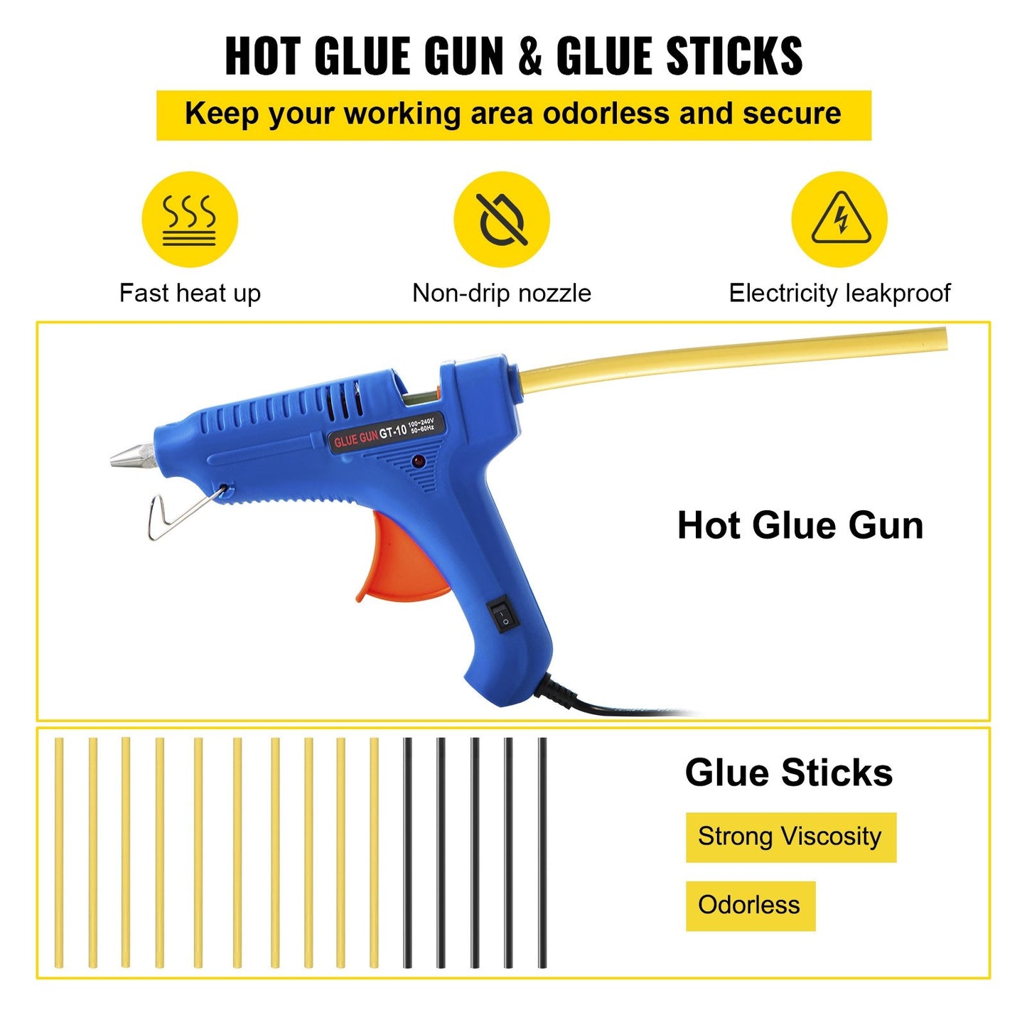 VEVOR Paintless Dent Repair Tools Hail Damage Remover 98 Pcs Body Dent Removal