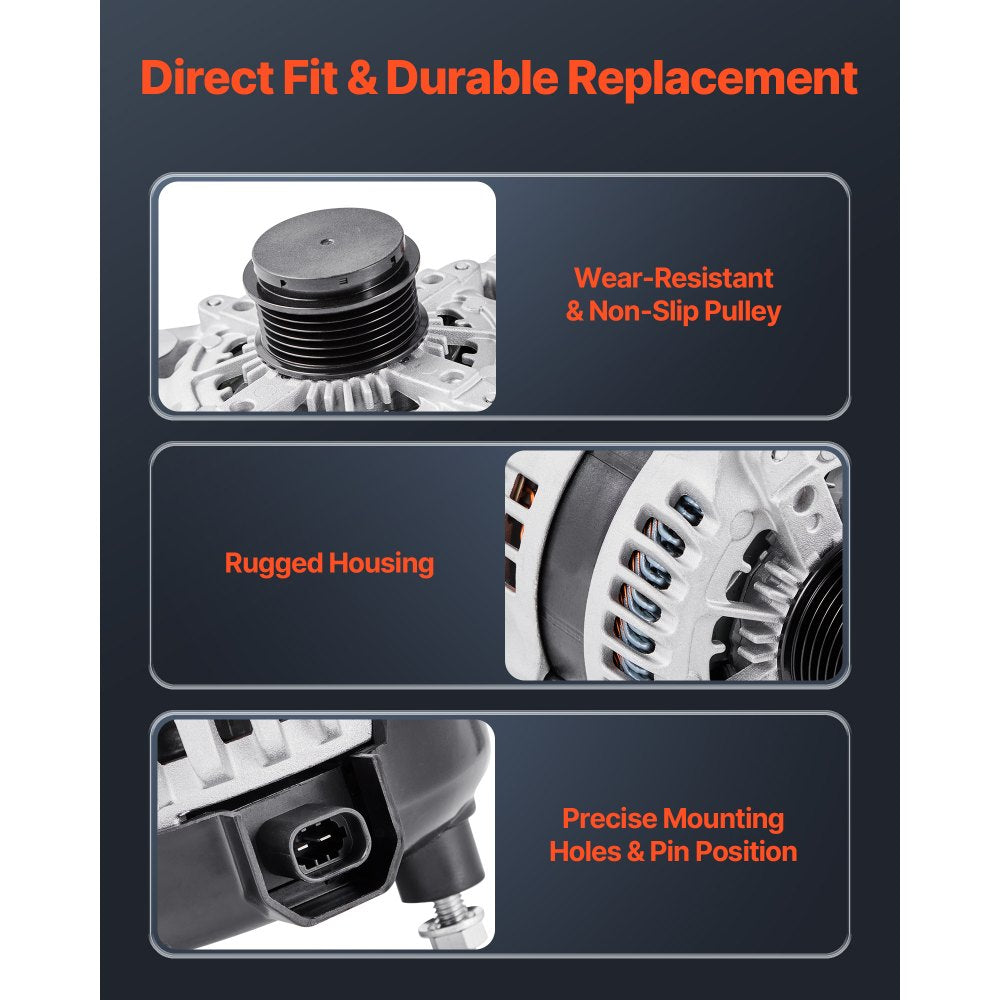 Alternator Car Alternator for Buick Enclave Base 12-13 GMC Acadia 07-15